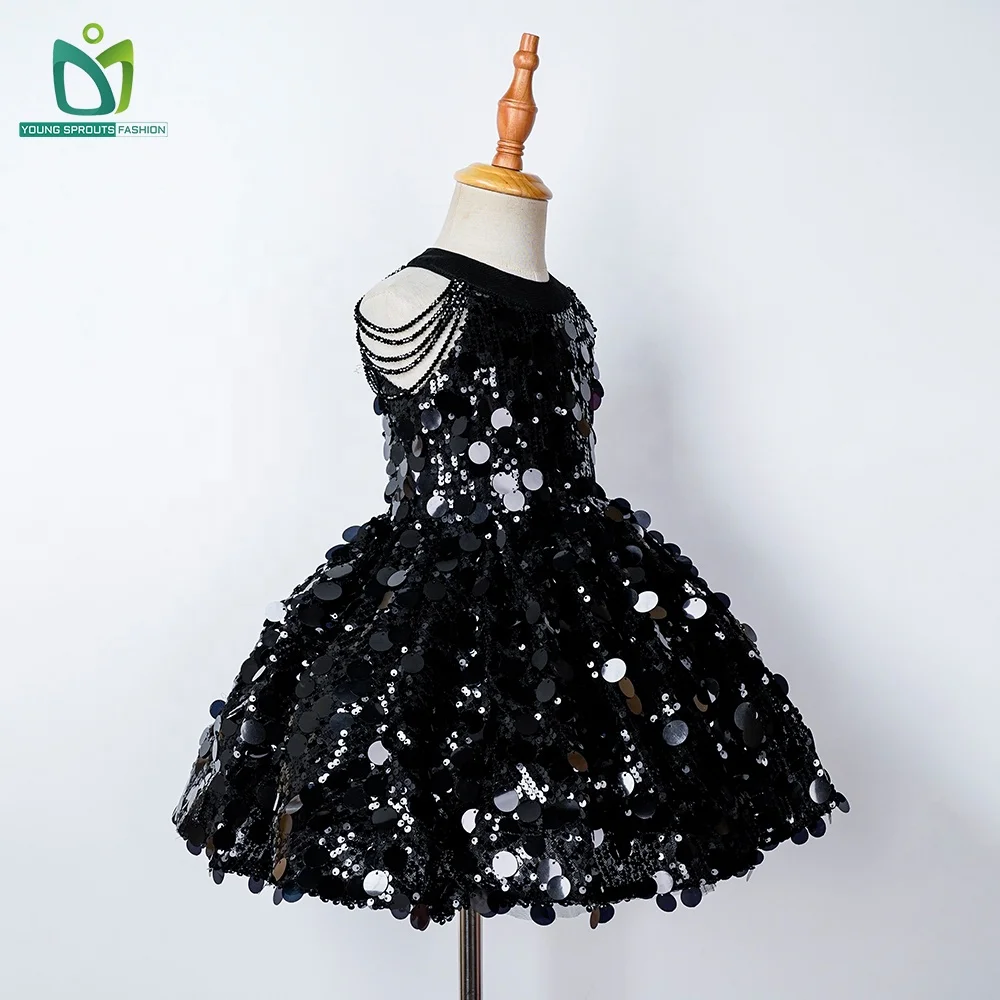 Kids Black 15 Years Princess Children Dress For Girls Dresses