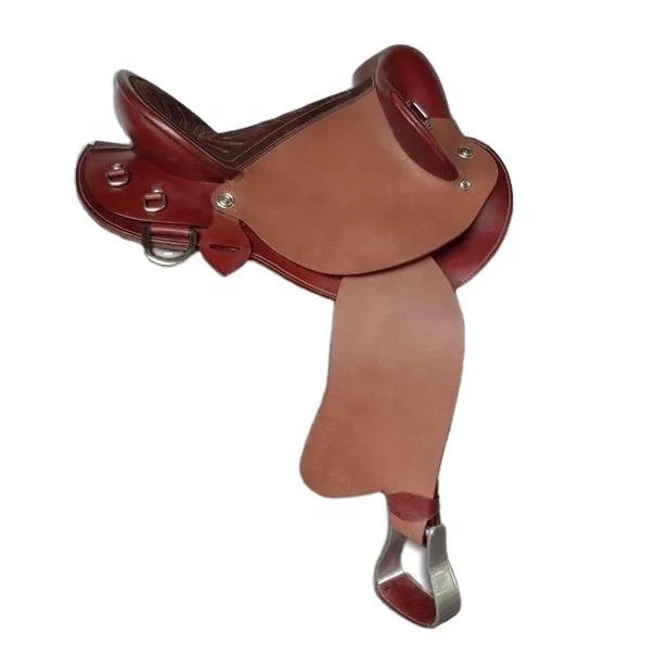 Horse Saddle  Equestrian Horse Riding Genuine Leather Australian Stock Saddle leather saddle