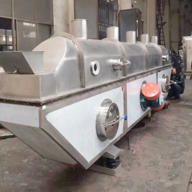 Hot sale Continuous Vibrating Fluid Bed Dryer Machine For Sugar,Food,Salt Drying Machine