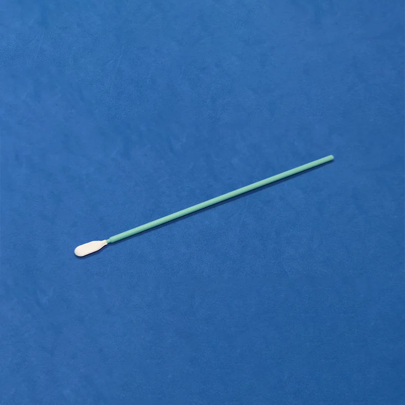 Factory Direct Sales 163MM Long PP White Stem Dust-Free Cloth Tip Disposable Specimen Sampling Oral Swab Paternity Genetic Test