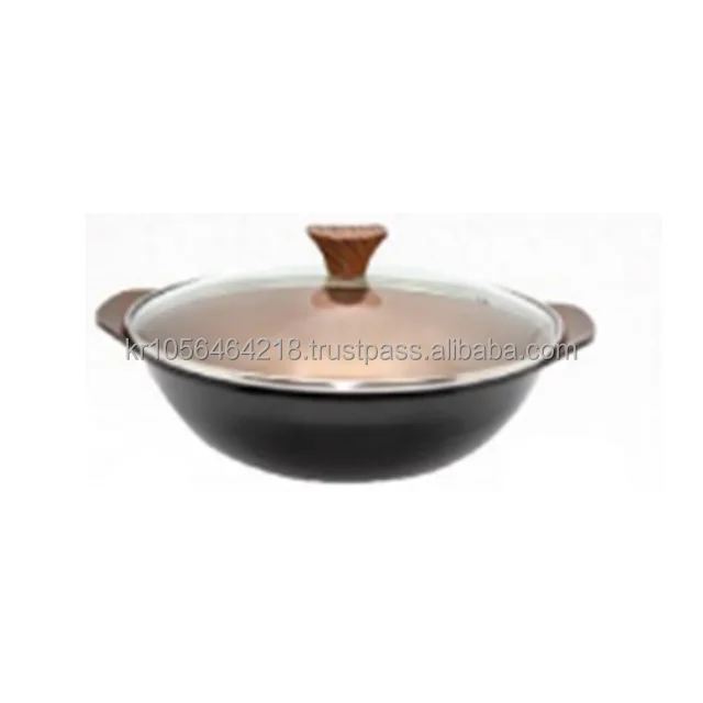 
[CAPSTONE] Popular in Korea frying an party wok for camping and household 
