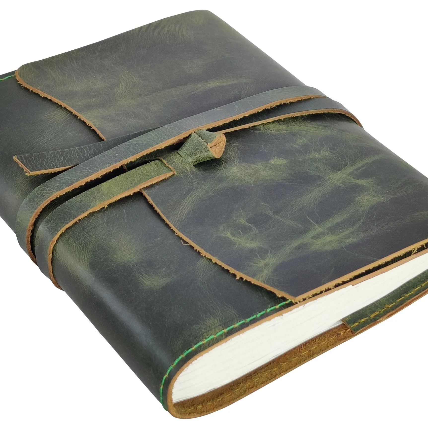 Vintage Leather journals sketch book dairies with handmade cotton paper lined unlined  paper travel refilleable journals