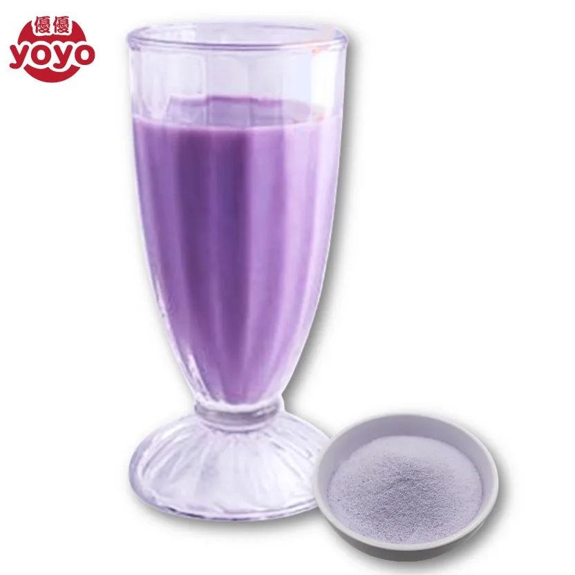 Taro Flavor Milk Tea Instant Powder Drink From Taiwam