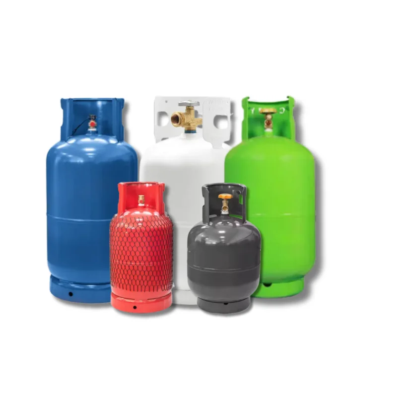 The 35.5-liter LPG cylinder is CE certified by the factory