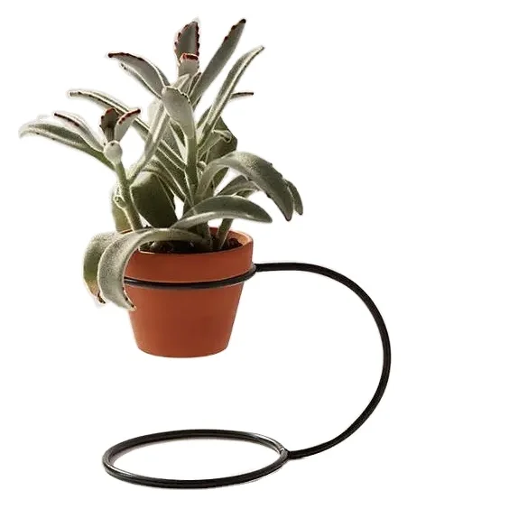 Top Selling Accent Household Planter Flower Pot With Stand Good Gift For Decorative Office Home Tabletop Display Flower Pot