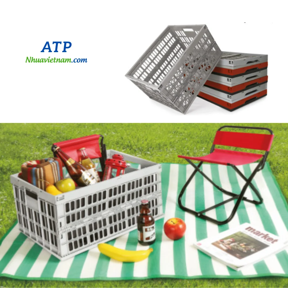 Foldable transport crate