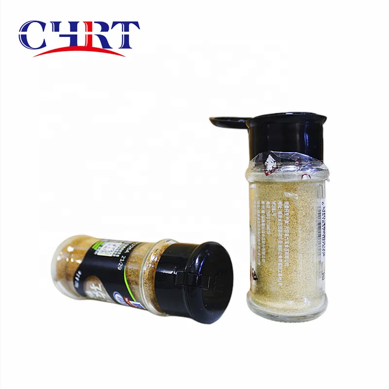 CHRT Square Plastic Spice Container 4oz,Kitchen Pet Empty Plastic Spice Jars Plastic Seasoning Bottle With Shaker Lids