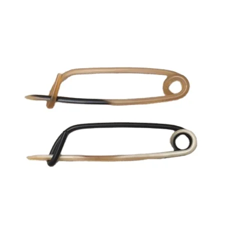 High quality natural Buffalo Horn Safety pins for sewing woolen
