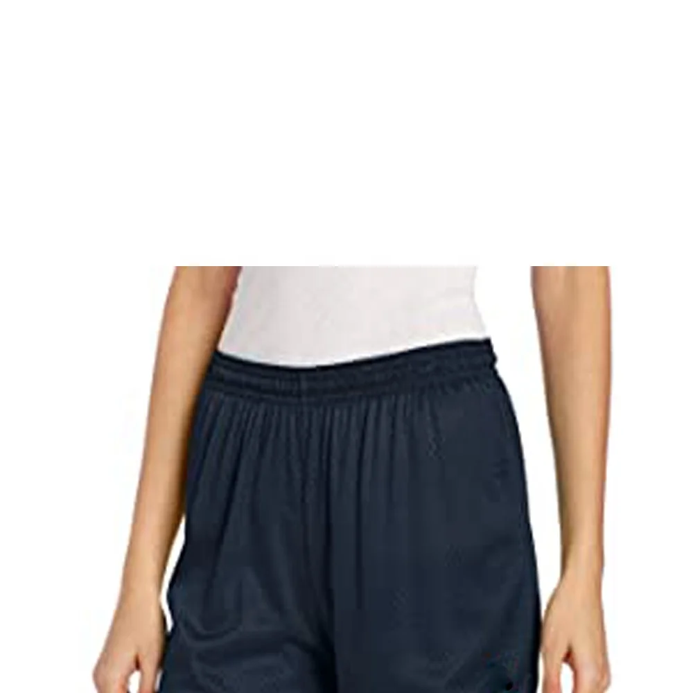 100% nylon and    Imported Drawstring closure Machine Wash Soccer shorts made with moisture absorbing fabric comfortable