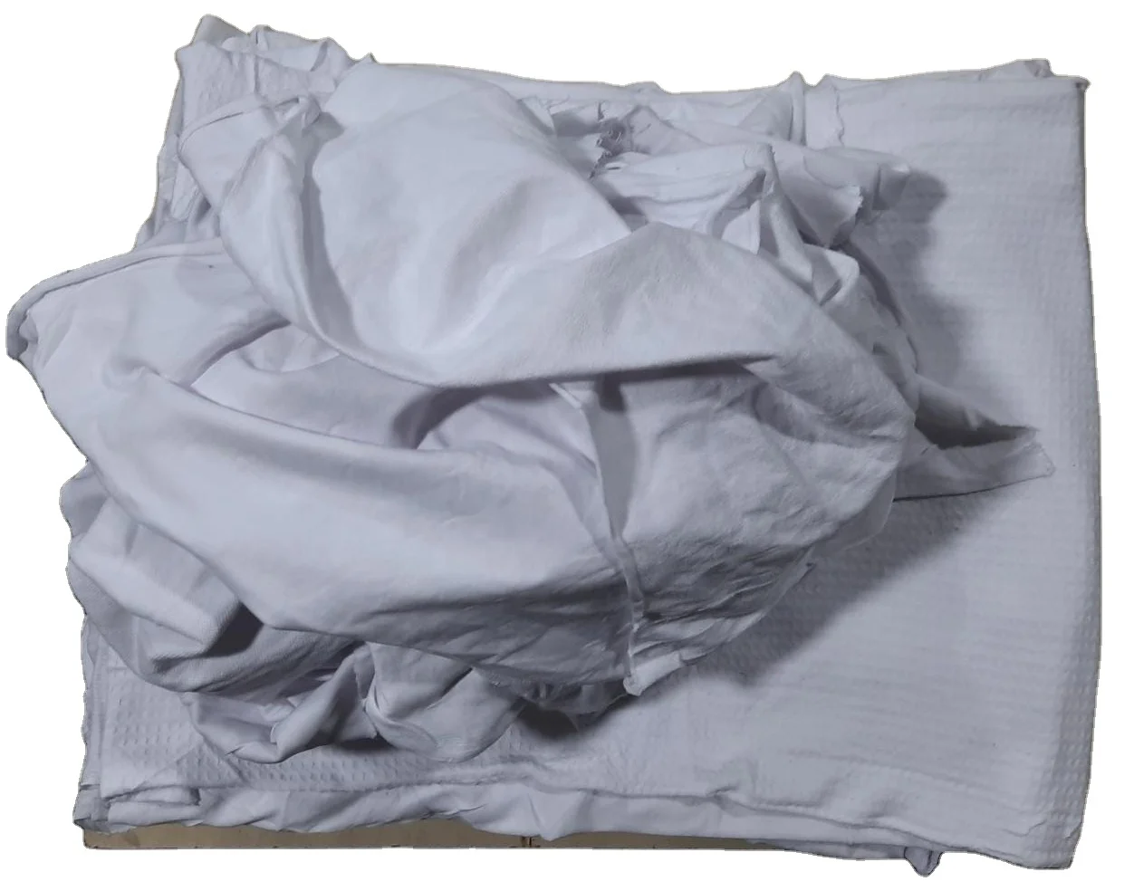 Смешанные трикотажные ткани категории А, белые тряпки для чистки и протирания из Бангладеш, промышленные тряпки для протирания