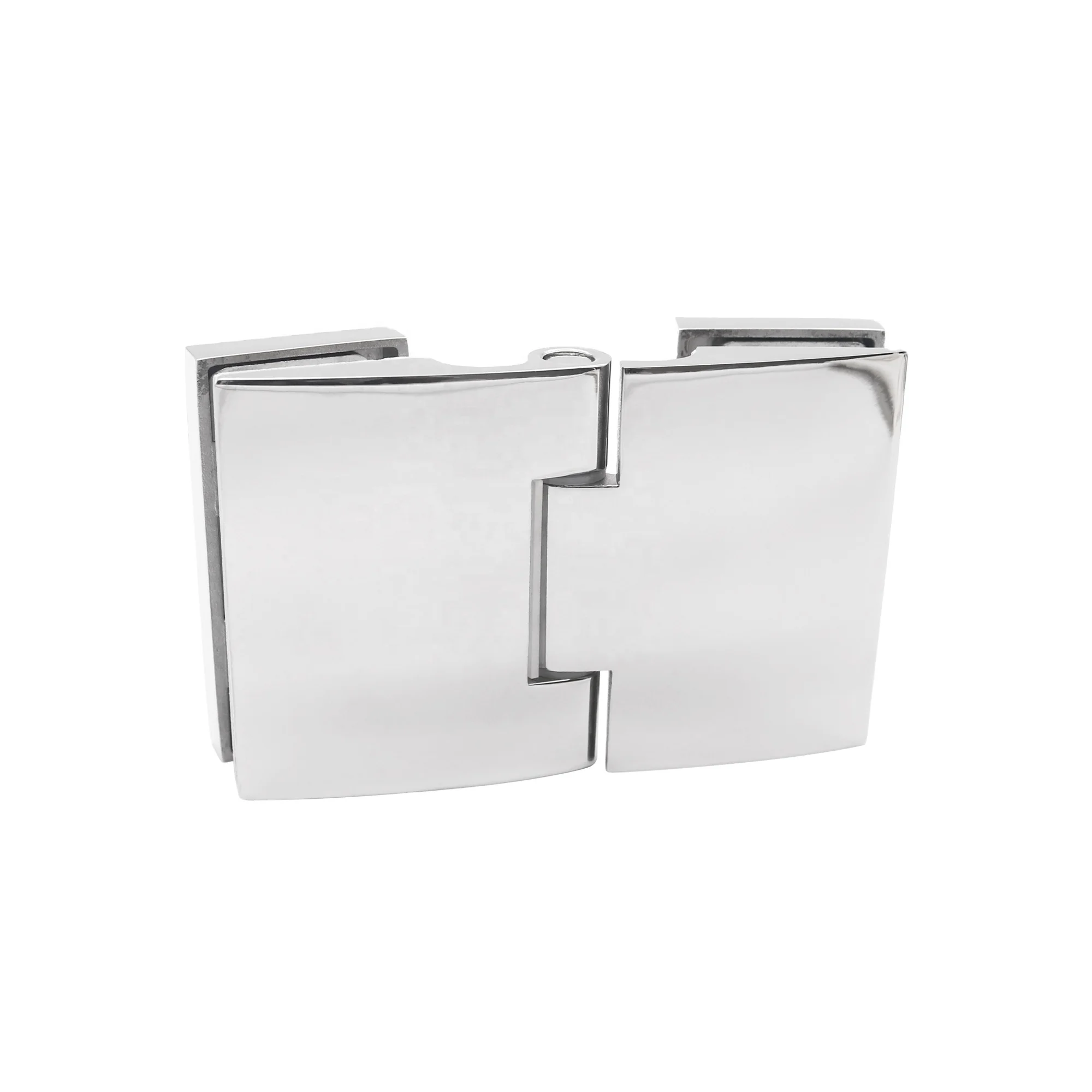 304 Stainless Steel 180 Degree Adjustable Glass Door Hinge