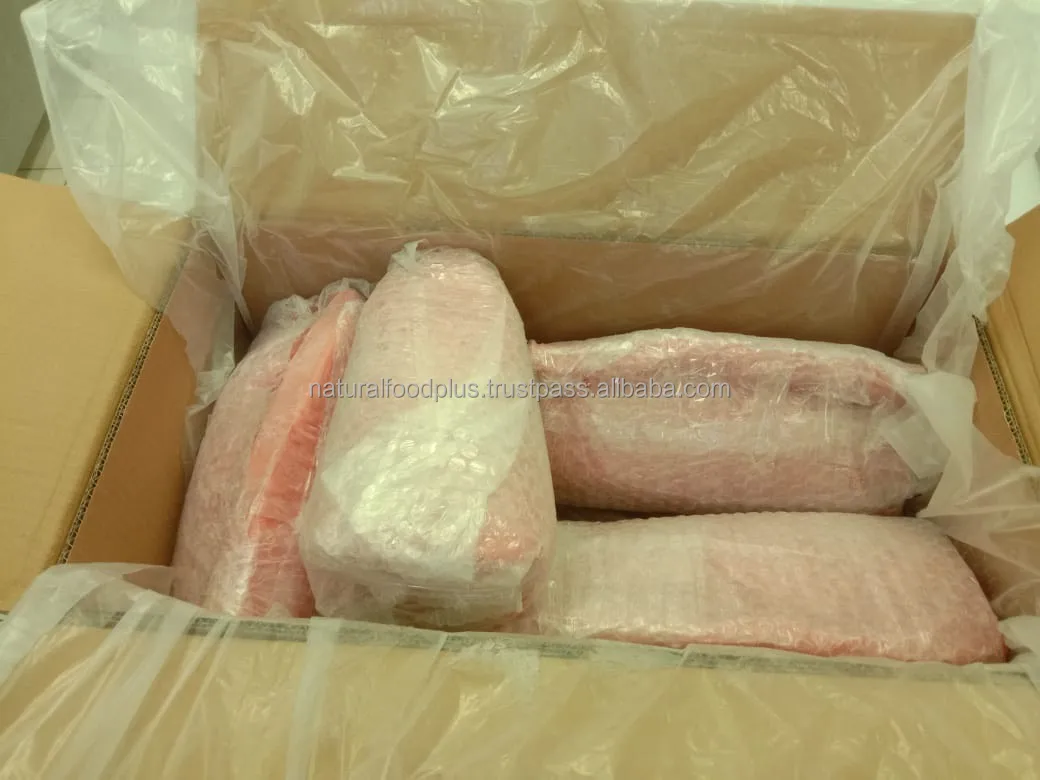 Frozen YF Tuna center cut loins size 5-8lbs . (Loin diameter in center 8-17 cm ) from Viet Nam