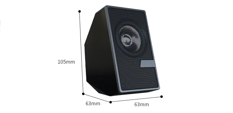 Wholesale Mini 2.0 PC AUX Desktop Professional Home Audio Hifi Sound Speaker for PC Computer With Microphone
