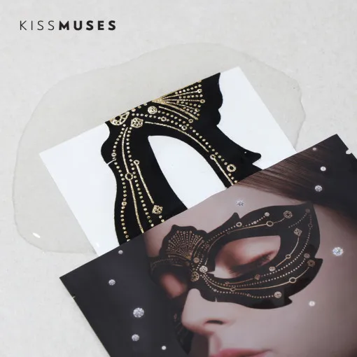 KISSMUSES 7 Sheets Anti-Wrinkle Eye Lifting Mask Disposable Face Sleep Mask with Glycerin Ingredient