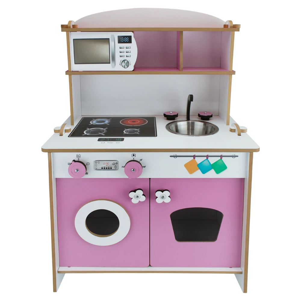 Wood Pretend Play Kitchen Toy Set Children Girl Kid Preschool Education Toys  Game Wooden Kitches Toys Set