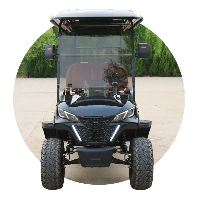 High-performance 4 Wheel Drive 4 Seats Electric Vehicle 48V/72V Lithium-battery Off-road Golf Cart With Curtis Controller