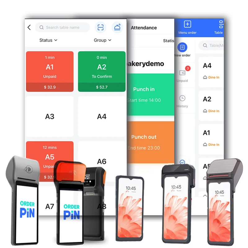 handheld pos terminal android inventory management pos checkout counter system supermarket machine  pos systems