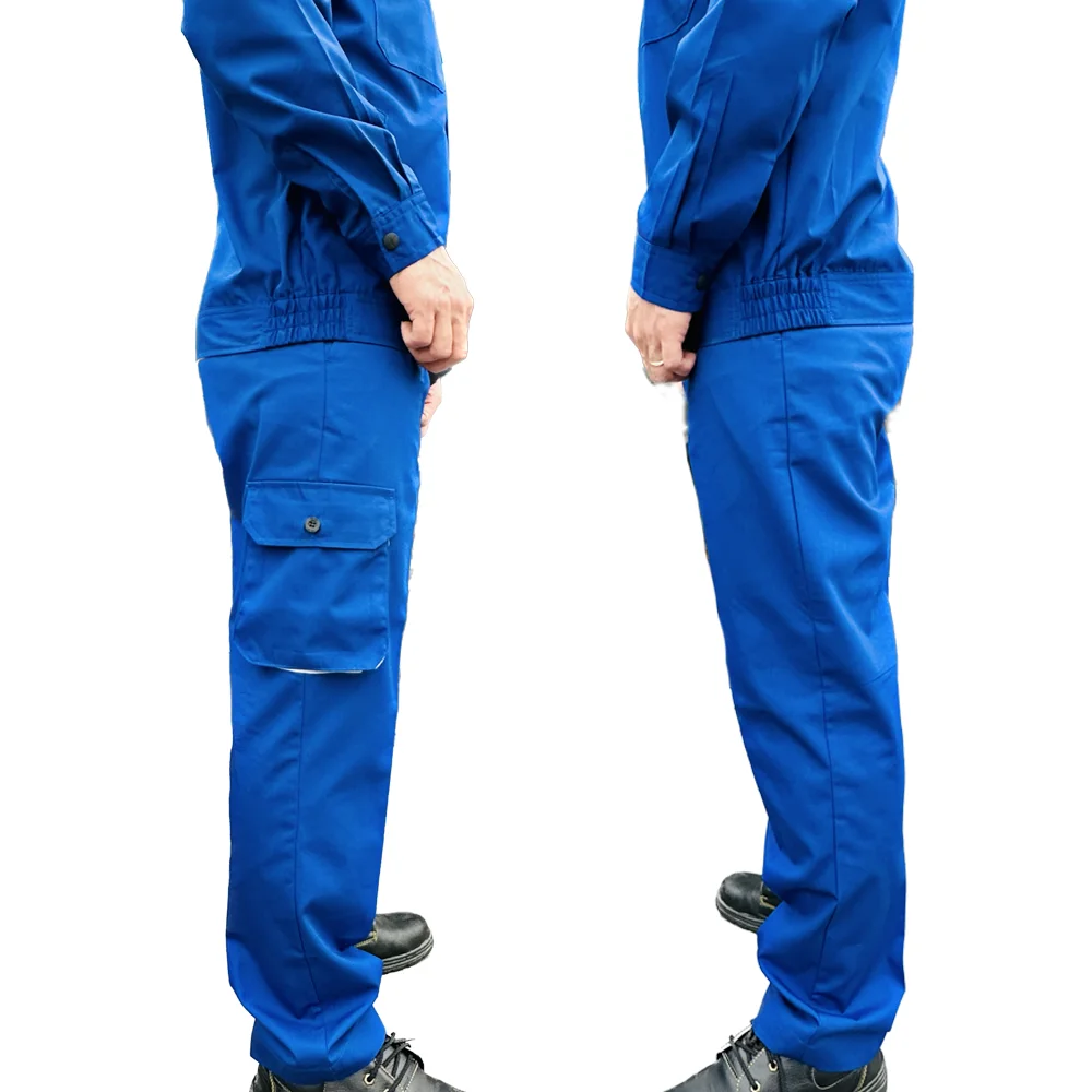 Cheap Price Workwear Uniform High Quality Protective Coverall Suit Breathable Fabric Custom Design Sample Logo