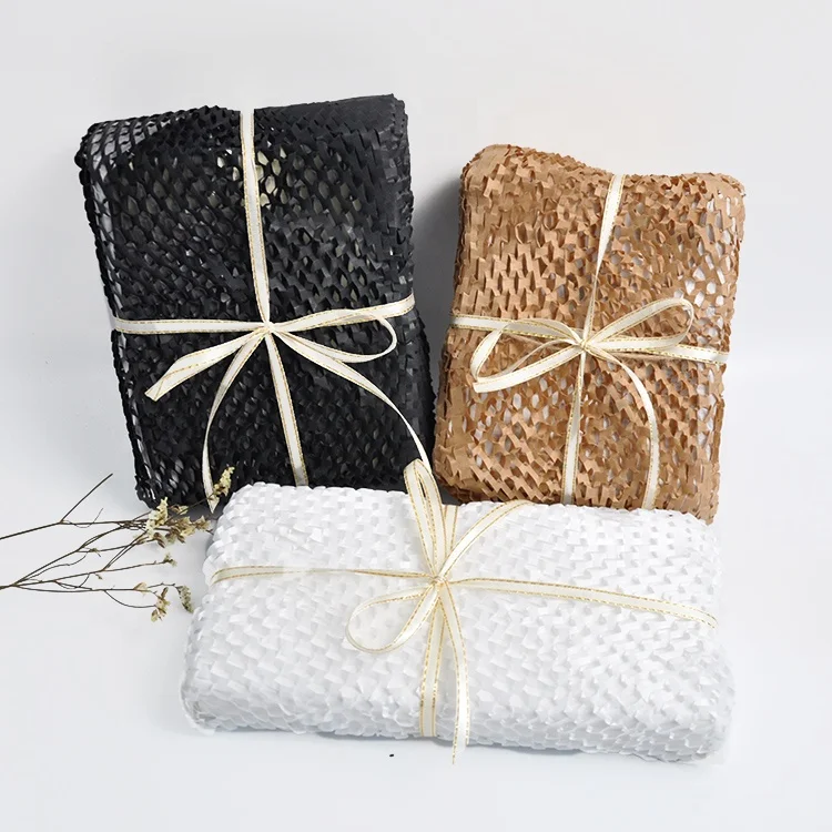 Best Sustainable Honeycomb Craft Paper  Rolled for Protective Wrapping Gift Packing Recyclable Craft Paper Solution