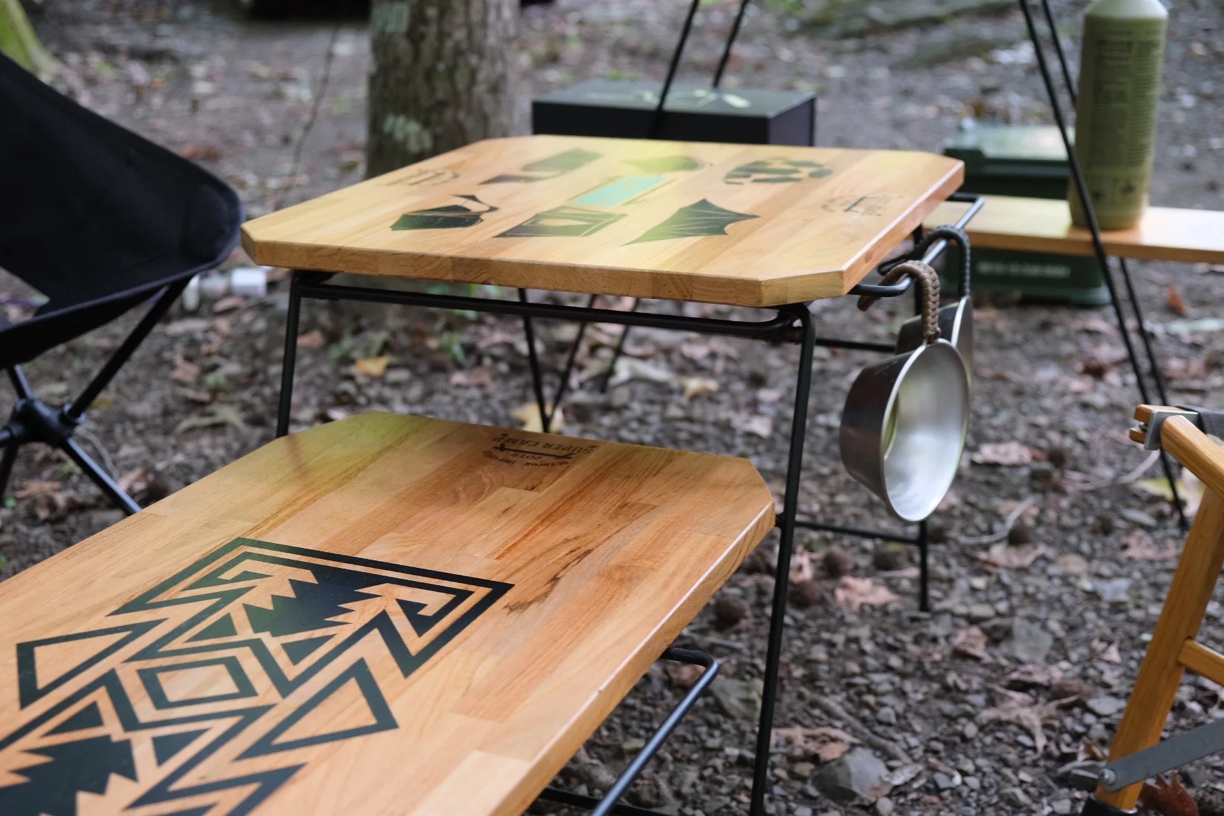 Made in Taiwan Teak Wood Foldable wooden trend new camping table