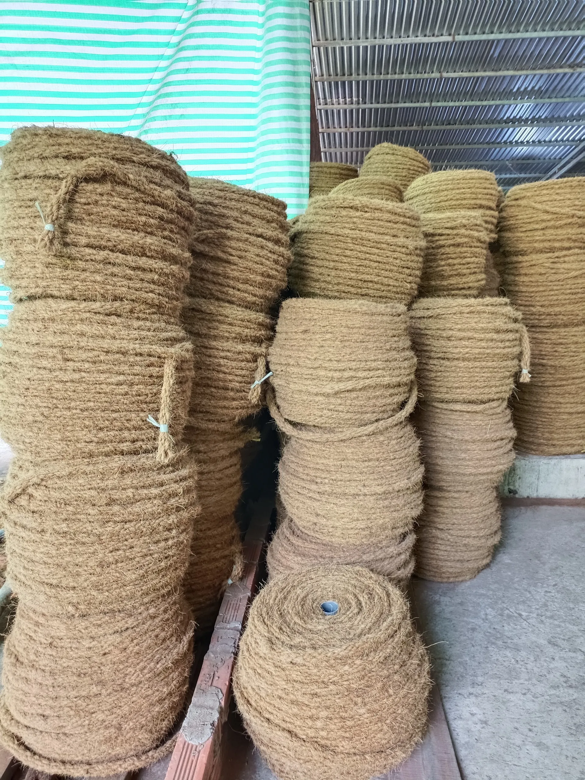 Hot Sales 2024 ECO Friendly export Coconut Coco coir rope 100% natural with customized thickness from Vietnam factory