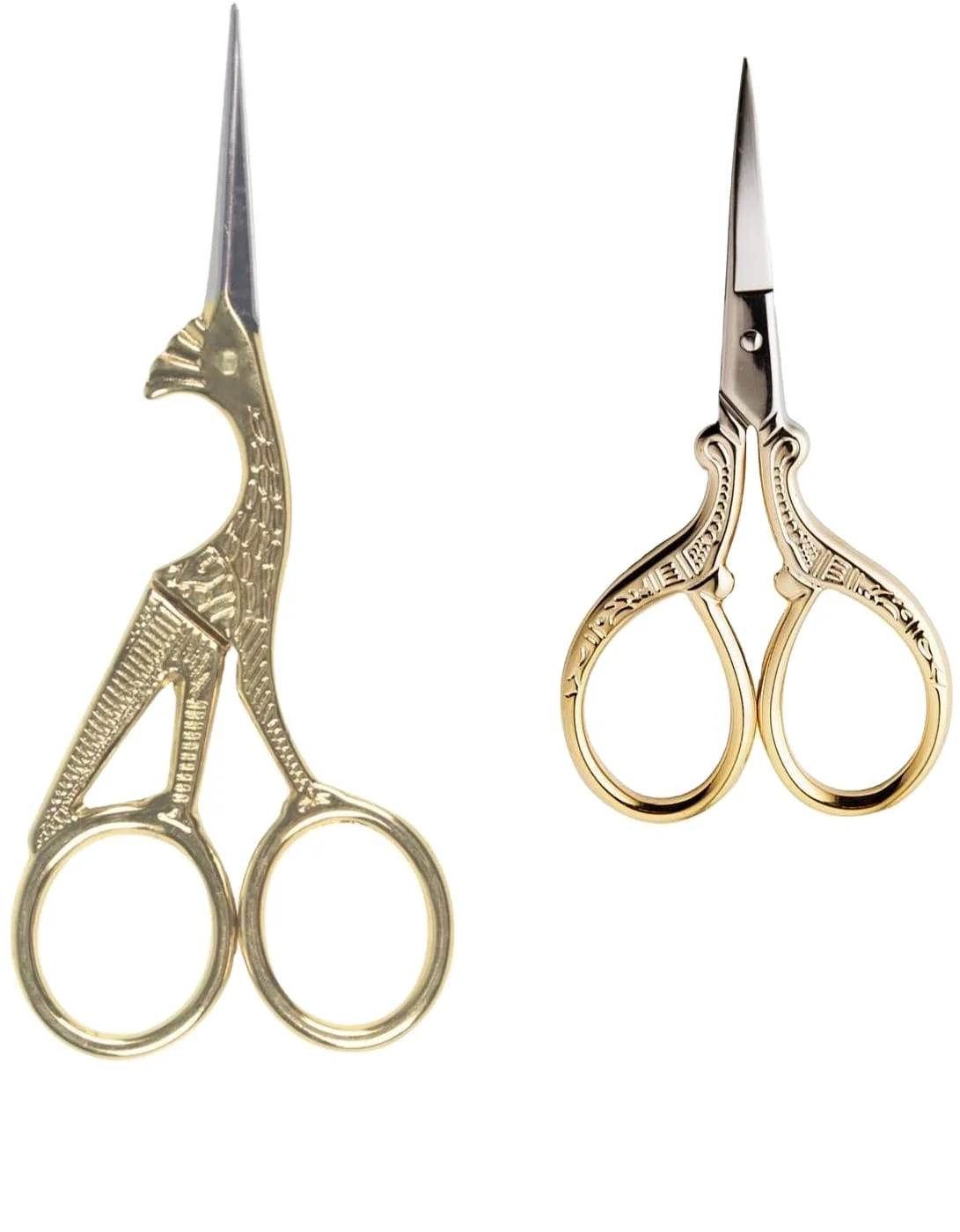 embroidery scissors and 2 pairs 3.6' 4.5' bird scissors sewing scissors stainless steel sharp for sewing crafting art work thr