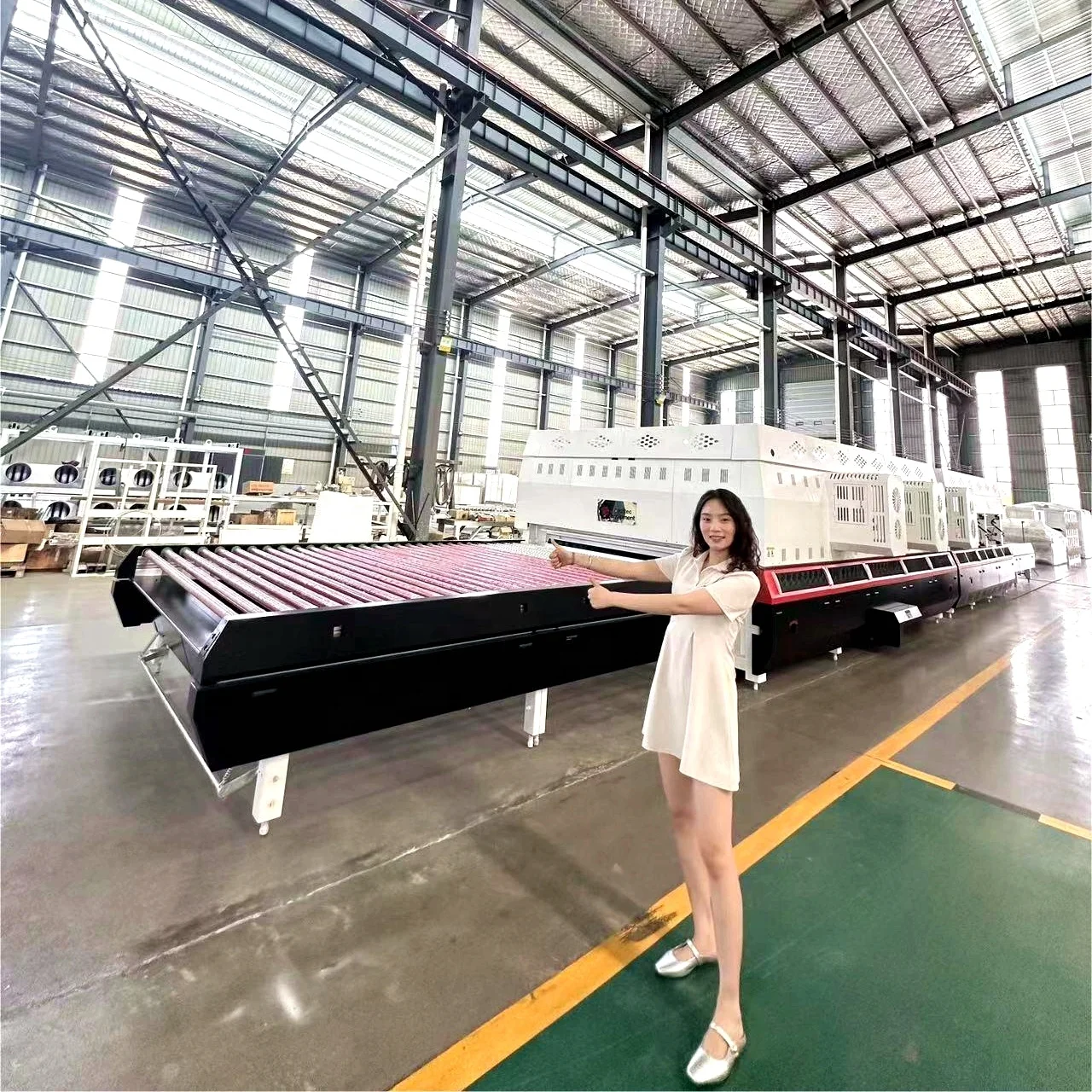 2436 машина для изготовления закаленного стекла с принудительной конвекцией