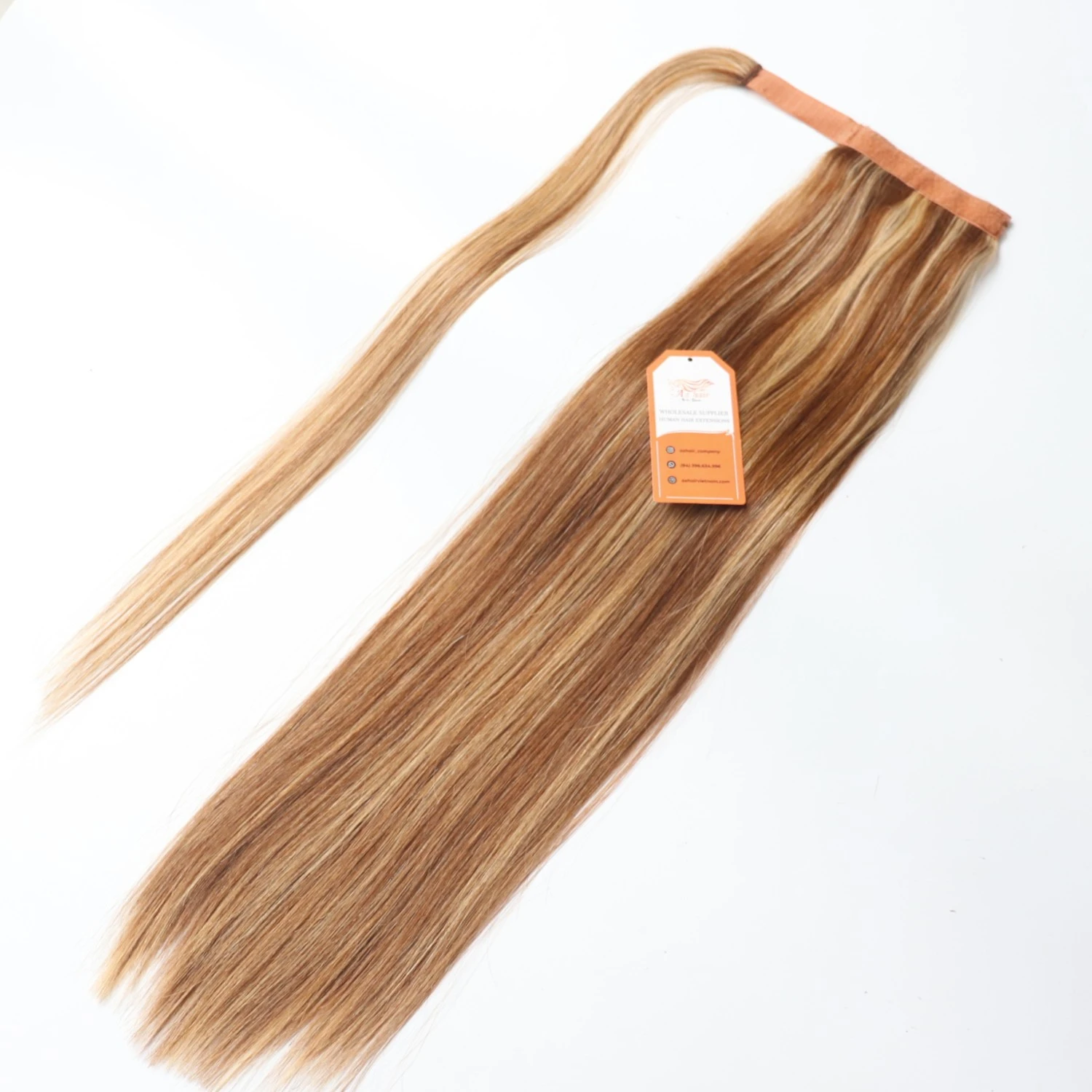 Wholesale Brown Raw Hair burmese Tony Tails In Hair Extensions 100% Human Hair Raw Vietnamese