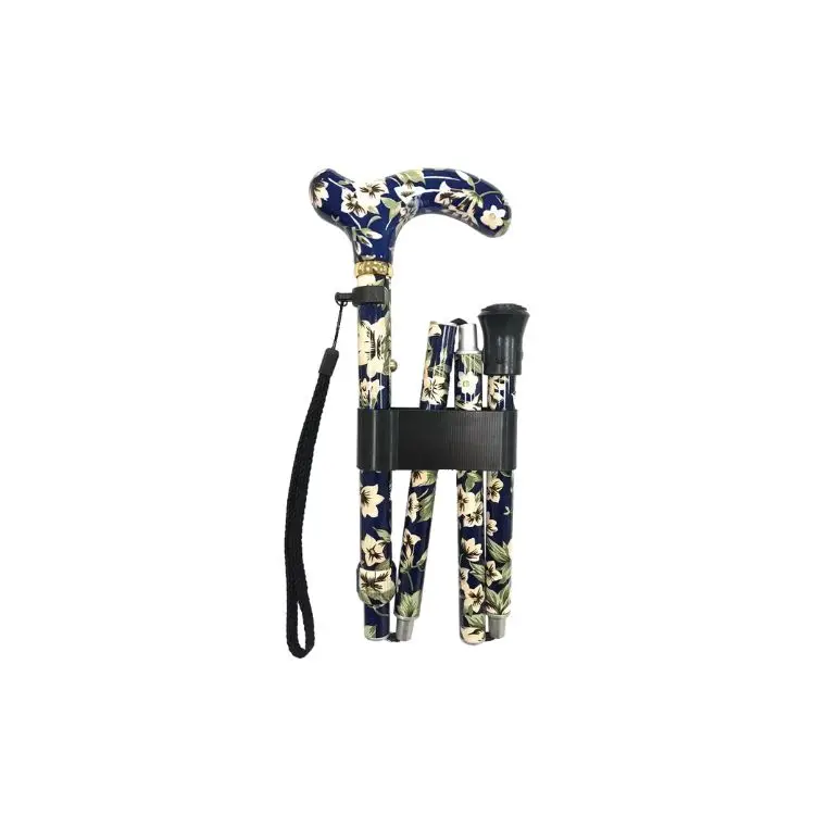 OEM ODM classic blue walking stick for old people