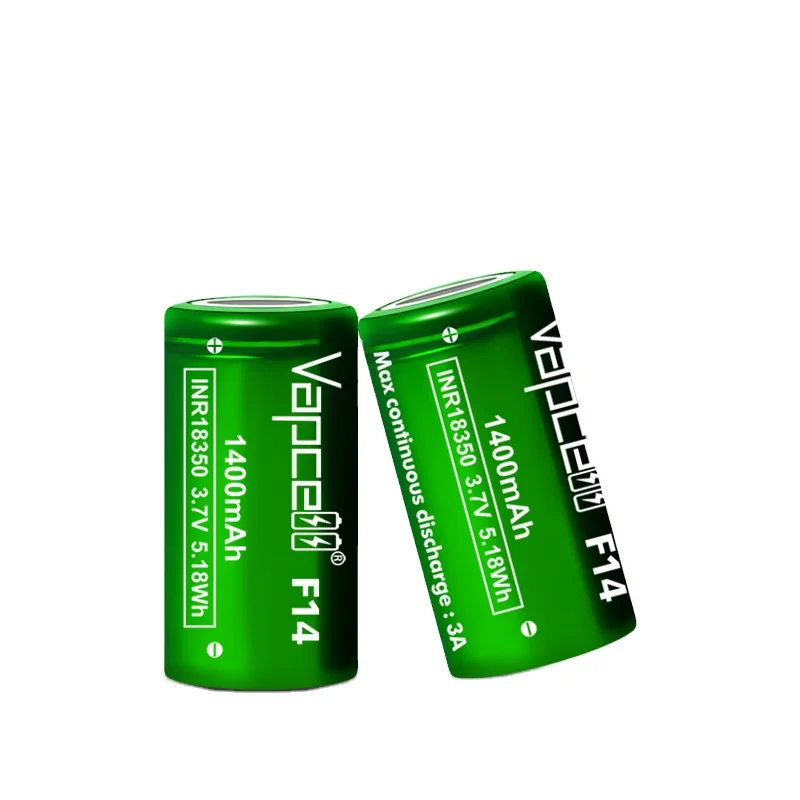 Лидер продаж литий-ионный аккумулятор Vapcell F14 1400mAh 3A INR18350 3 7 В для фонарика