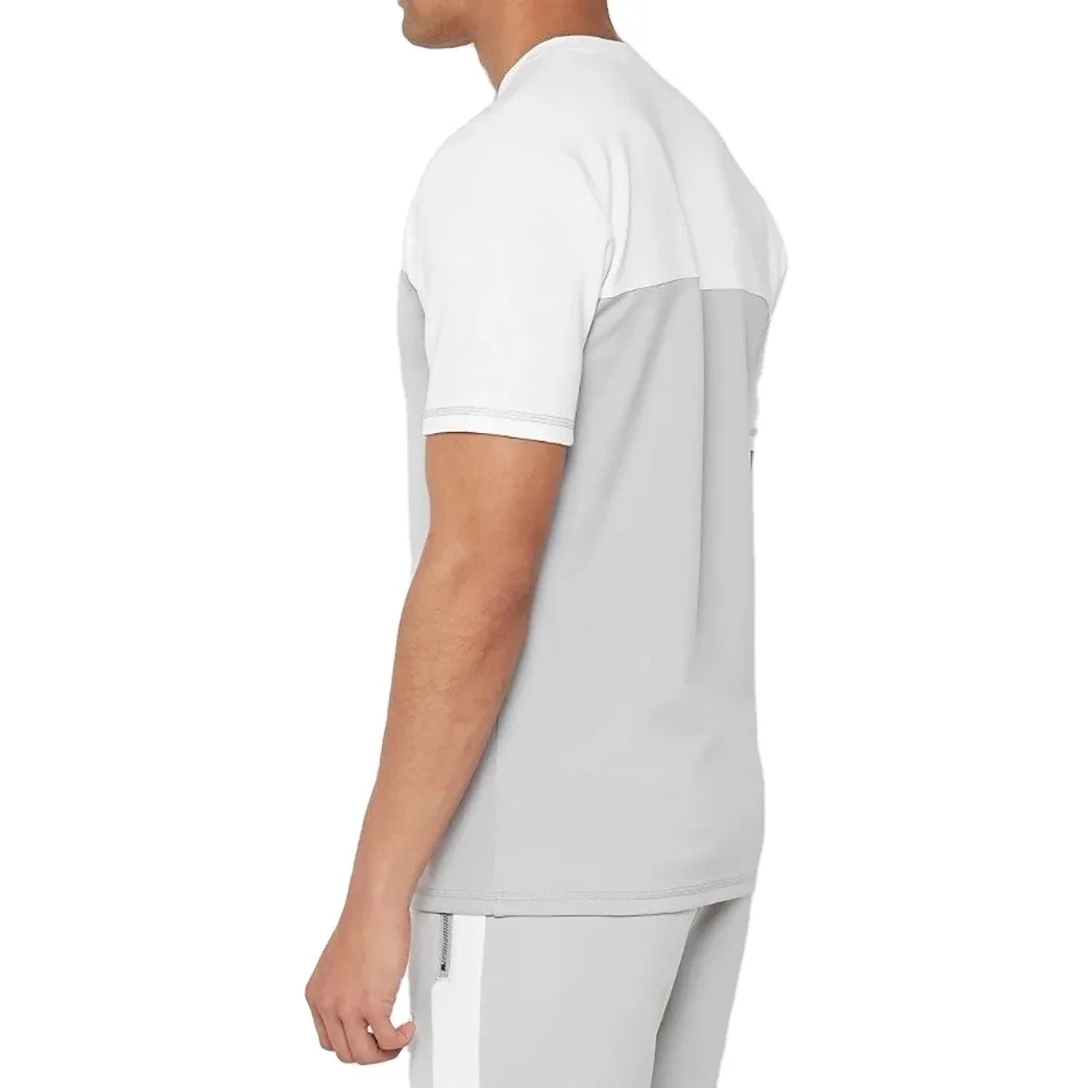 Summer Custom Designer Logo Heavy Weight 100% Cotton Tracksuit Two Piece Track Suits Shirts And Short Set Men