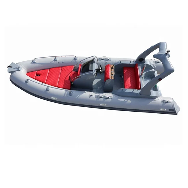 Лидер продаж жесткая надувная лодка RIB580 Hypalon резиновая