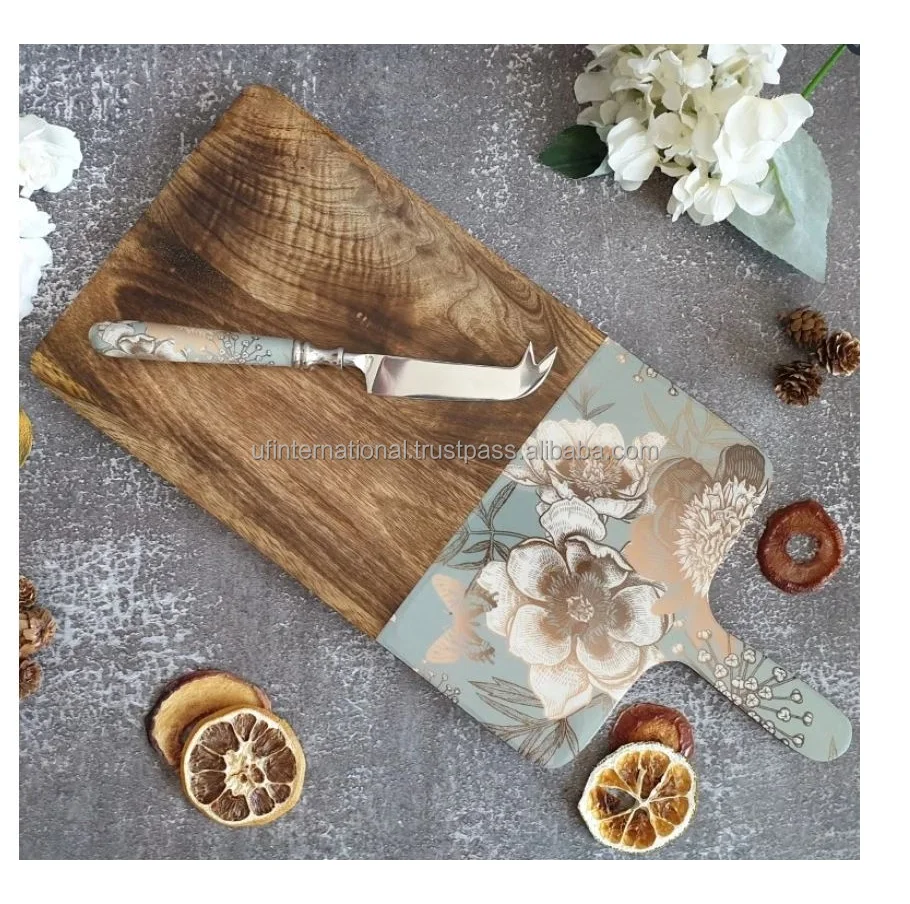  Деревянные аксессуары Разделочные Блоки доска для пиццы Разделочная Доска поднос сервировки еды с ручкой продажи