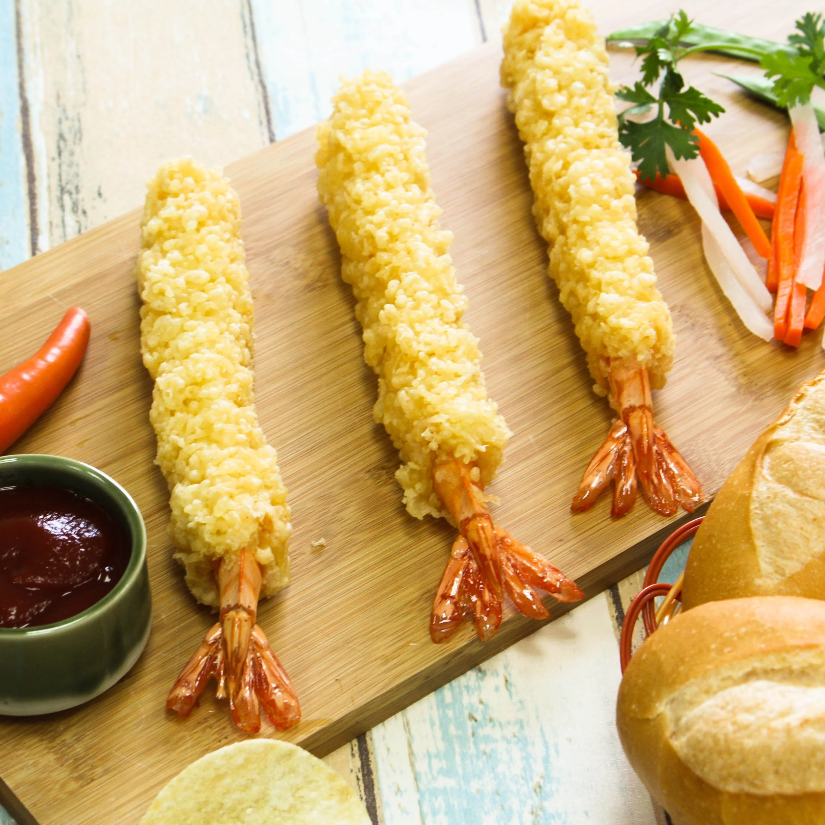 Высшее качество различные Замороженные предварительно жареные креветки Tempura Vannamei экспорт из Вьетнама оптовая продажа