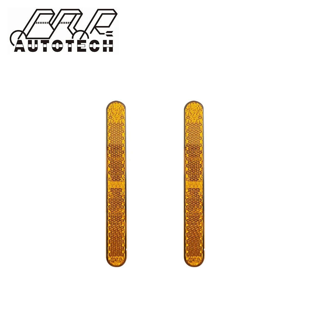 Motorcycle motorbike red amber orange self adhesive E-mark certificated reflector