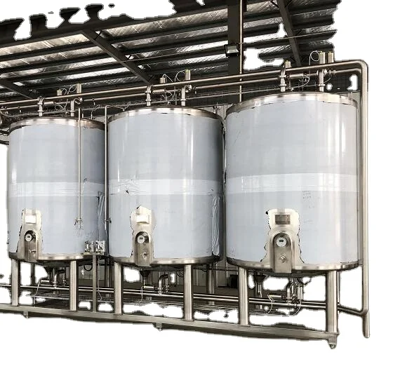 Beer Brewery CIP Cleaning System for juice milk yogurt beverage CIP equipment