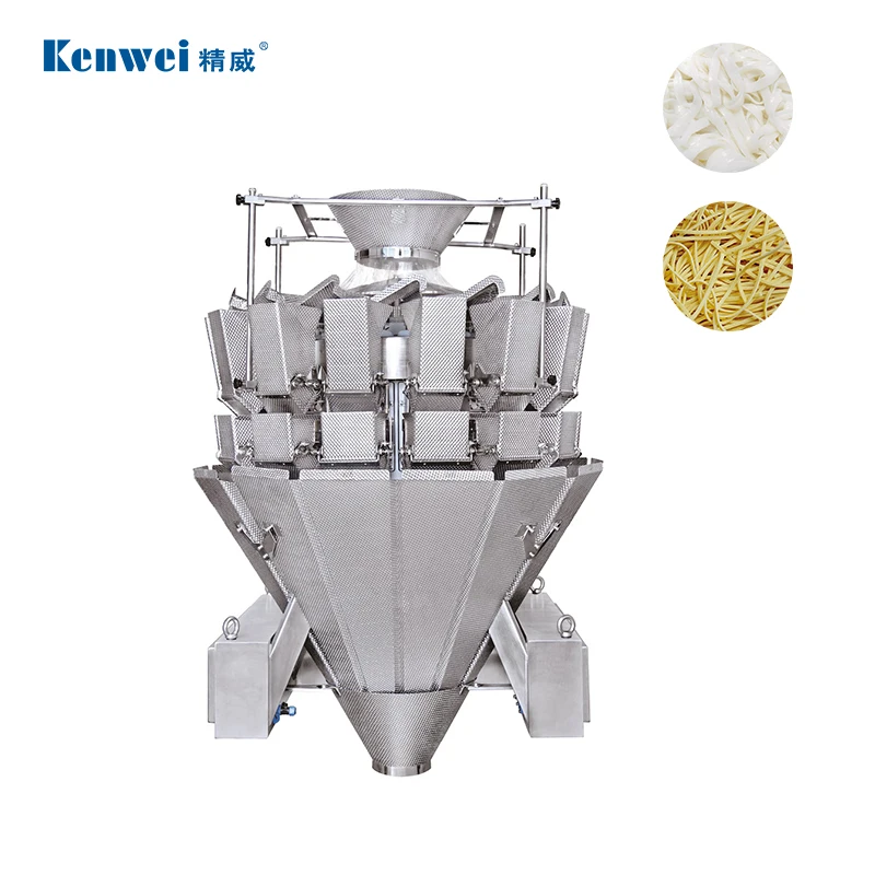 Newest design Automatic weighing soft and sticky food doy pouch packaging machine