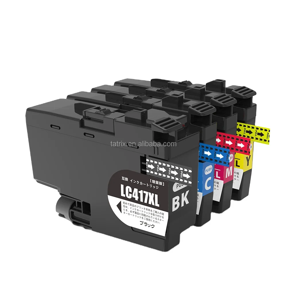 Tatrix LC417XL LC417 Премиум Цвет Совместимость принтера чернильный картридж для Brother HL-J7010CDW MFC-J5800CDW MFC-J7600CDW