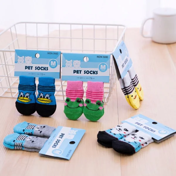 Factory Direct Price Pet Dog Socks Pet Knits Socks Paws Protective Socks