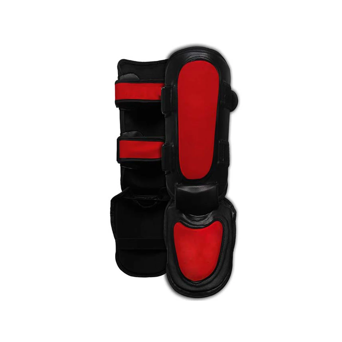 Custom Design Pu Leather Shin Guards MMA Martial Art Equipment Mudassar Sports Shin Guards