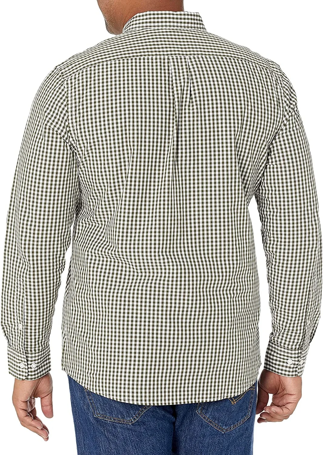 Мужская одежда 100% хлопок мужская деловая рубашка мини в клетку не мнется требует глажки