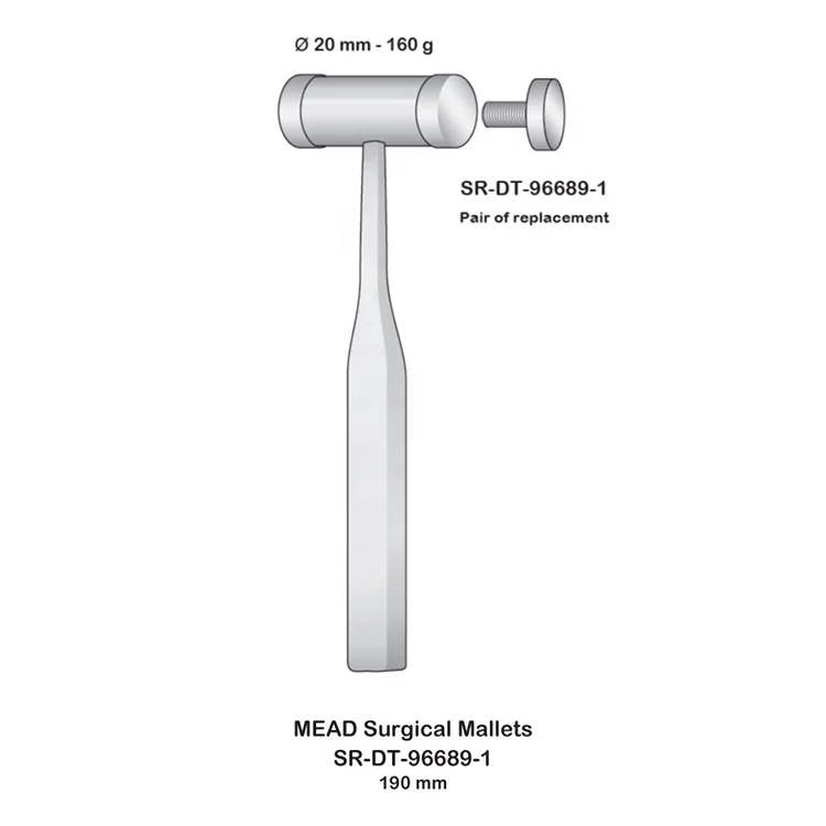  Хирургический молоток MEAD со сменными пластиковыми дисками