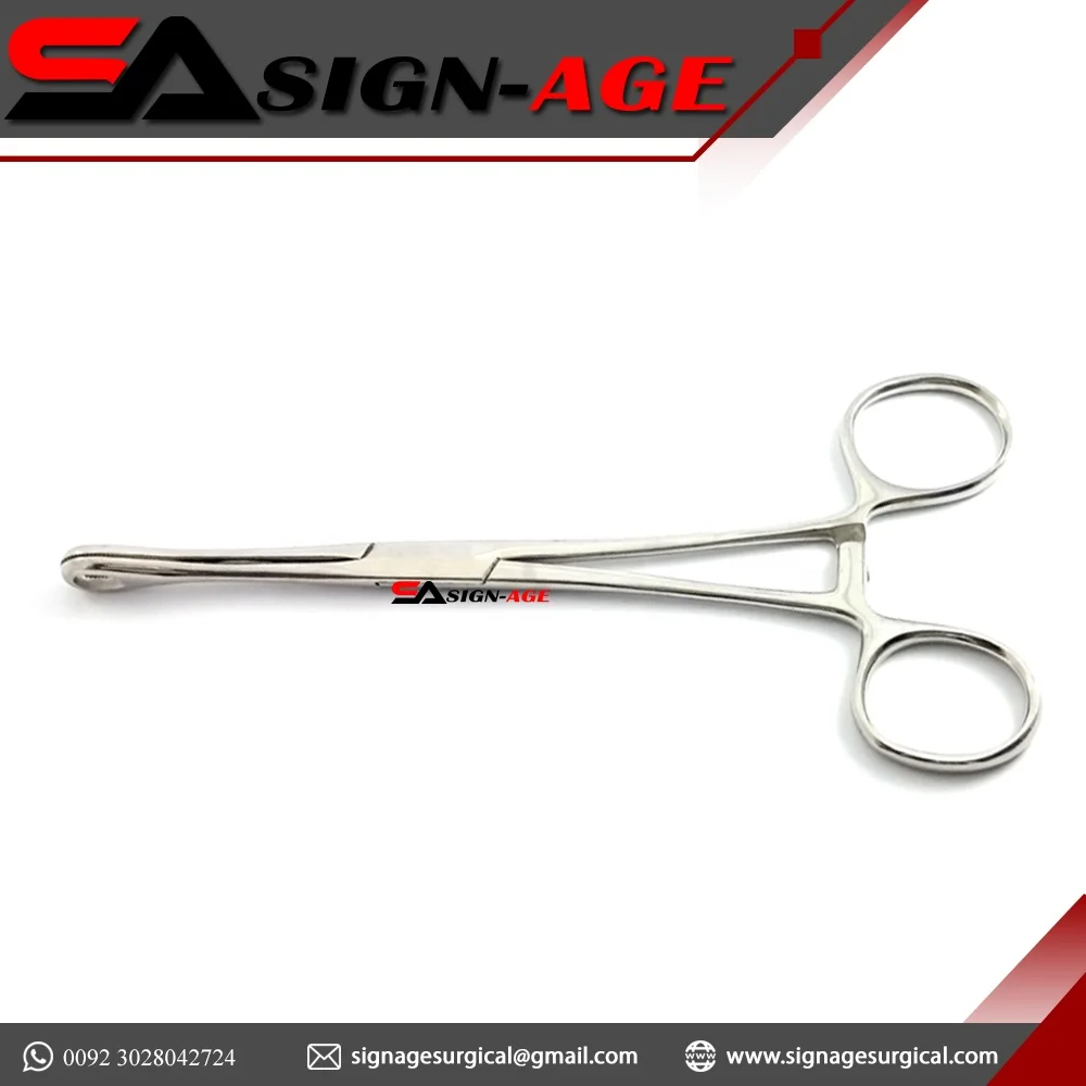 2024 Professional Stainless Steel Foerster Sponge Holding Forceps Body Piercing Tool Surgical Instrument