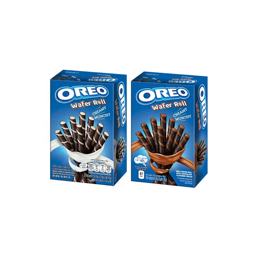 Оптовая продажа рулон вафли для ванили Oreo 54gr от вьетнамского поставщика Vanilla по лучшей цене