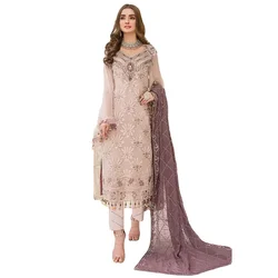 Premium Quality 2022  Wholesale pakistani ladies casual party wear shalwar kameez customized color size best stitching Quality
