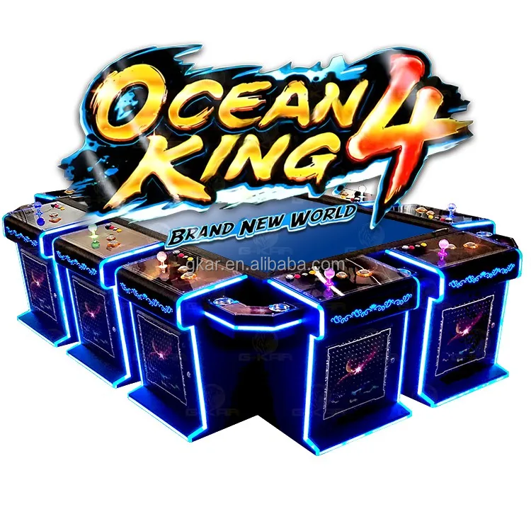 Newest Arrival High Profitability 10 Players Shooting Fish Game Board Software Arcade Machine Ocean King 4 Brand New World