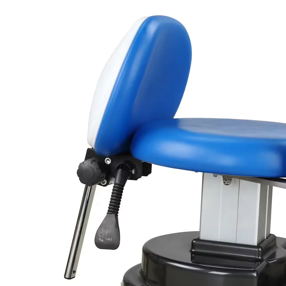 MN-OC001 Professional Ergonomic Adjustable Operator Hygienist Dental Doctor Nurse Saddle Stool Chair