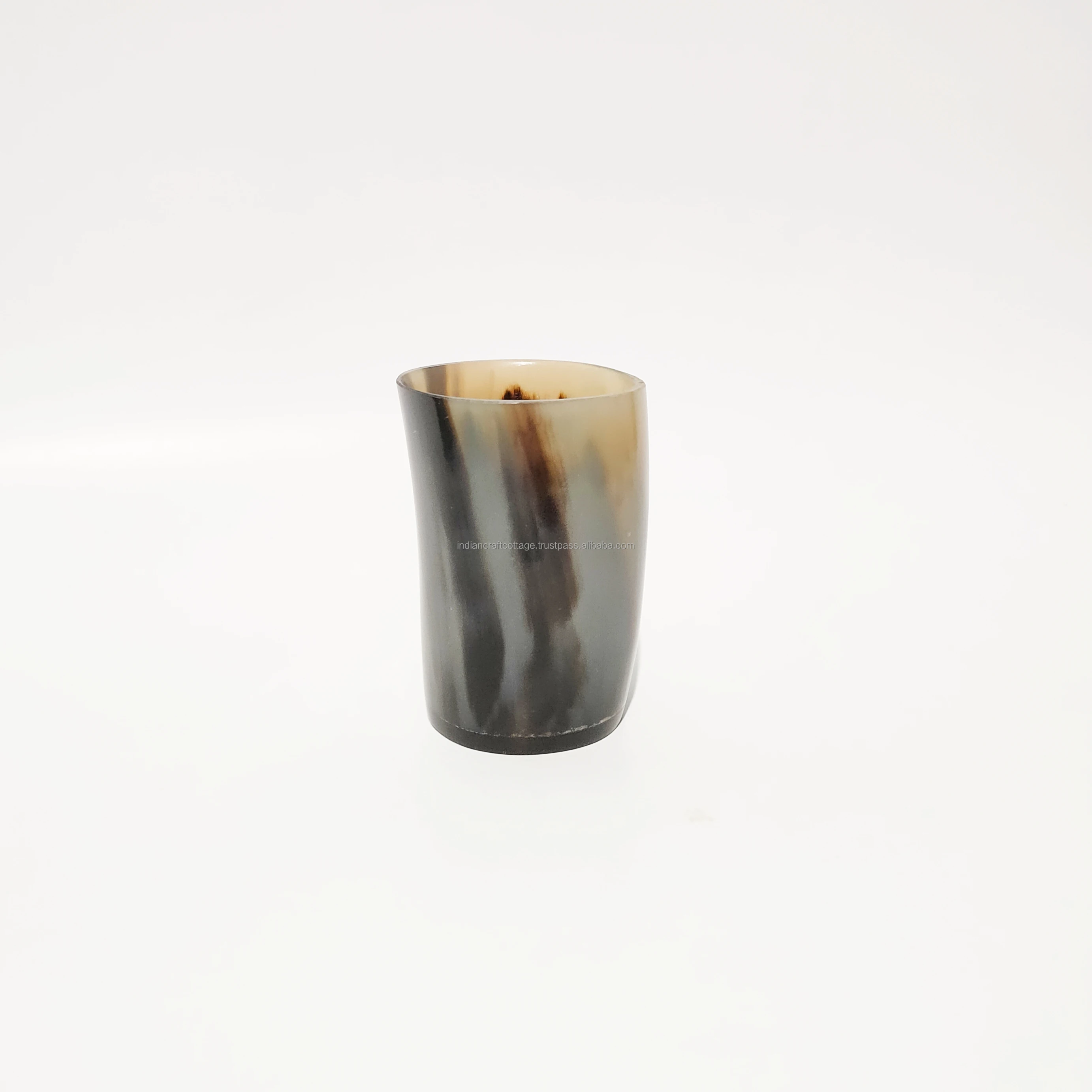 Premium Buffalo Horn Shot Glass / Shot Glass Natural Horn / Viking Horn Shot Glass high quality Products by INDIAN CRAFT COTTAGE