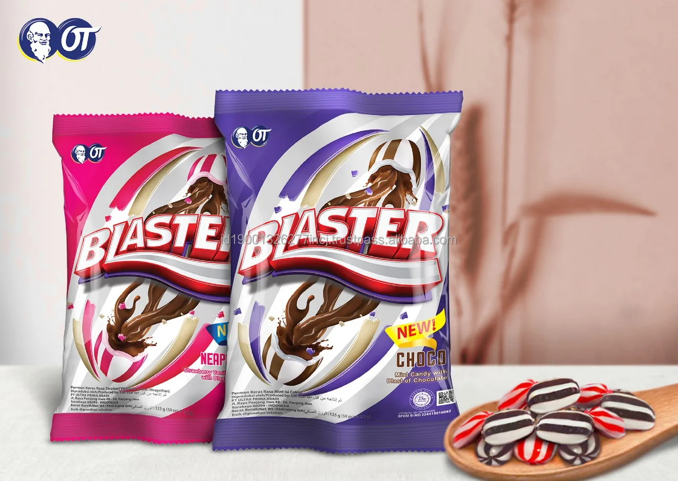 
Blaster Candy Neapolitan Mint 