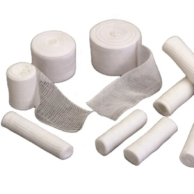 First Aid Products Flexible Rolled Gauze Dressing for Minor Wound Care, Sterile Kling Rolls
